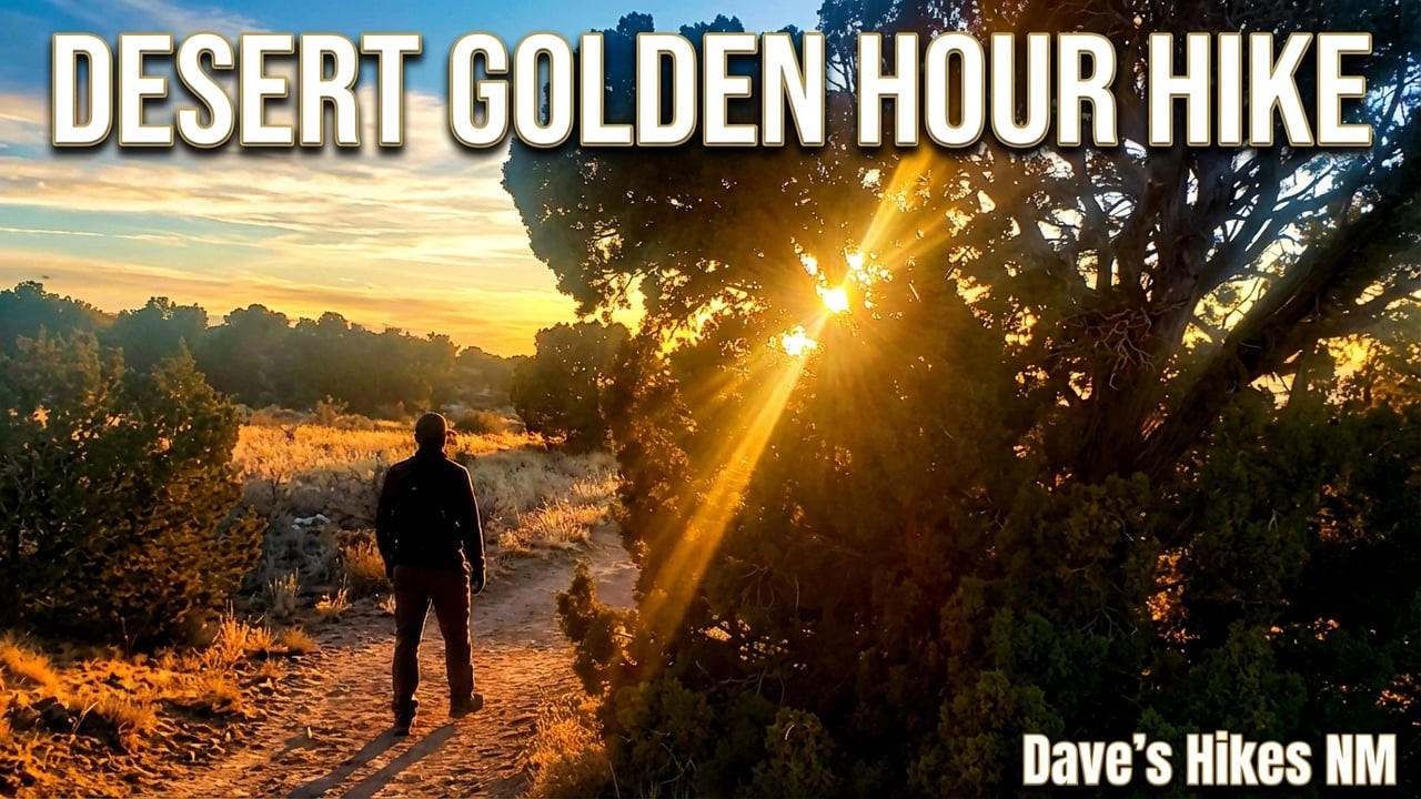 Desert Golden Hour Hiking Adventure