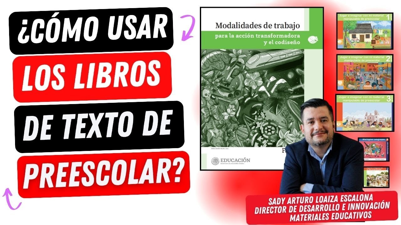 ¿CÓMO USAR LOS LIBROS DE TEXTO DE PREESCOLAR?