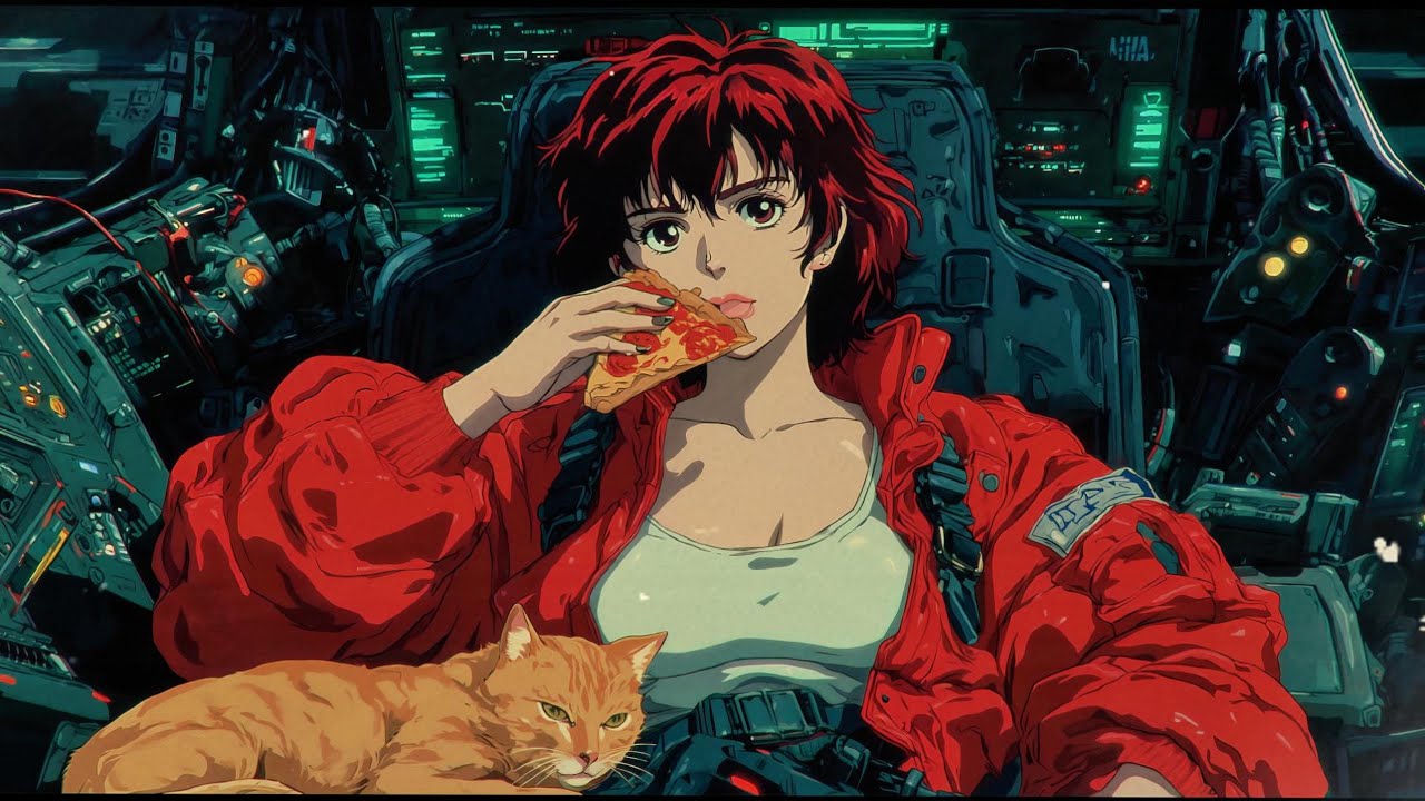 1996 Space Cat // Synthwave, Retrowave, Outrun, Cyberpunk, Chillwave
