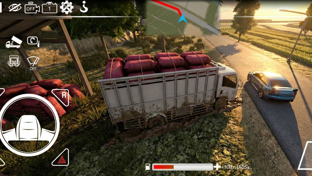 GARA-GARA MOBIL INI!! 😡 Truk Muatan Berat Hampir Masuk Parit - ES Truck Simulator ID