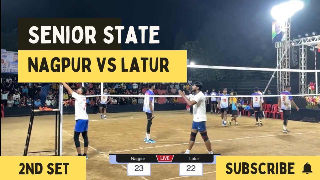 Set 2| Latur vs Nagpur Maharashtra volleyball senior state Badlapur 2023