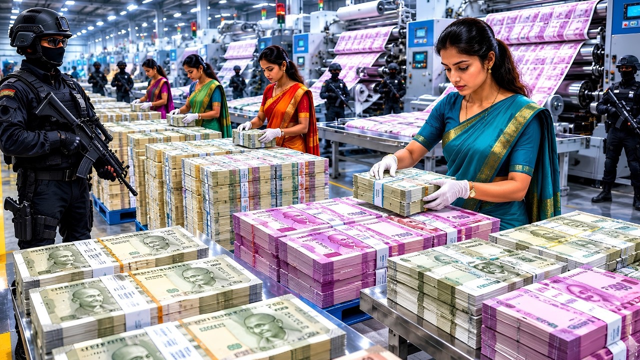 Inside Currency Factory | The Amazing Journey of How Cotton Becomes Indian Banknotes Full Process