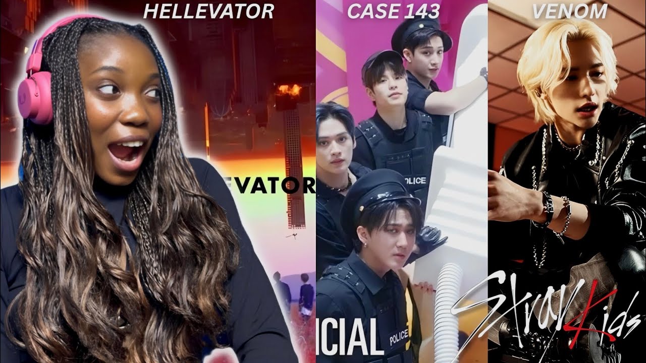 Stray Kids - VENOM / CASE 143 / HELLEVATOR M/V HONEST REACTION