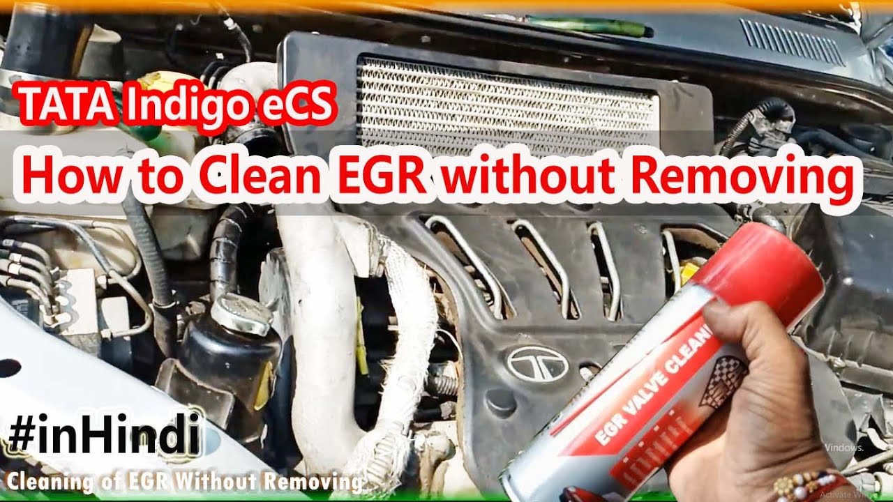 TATA Indigo EGR Cleaning without Removing II #inHindi II #egrcleaning