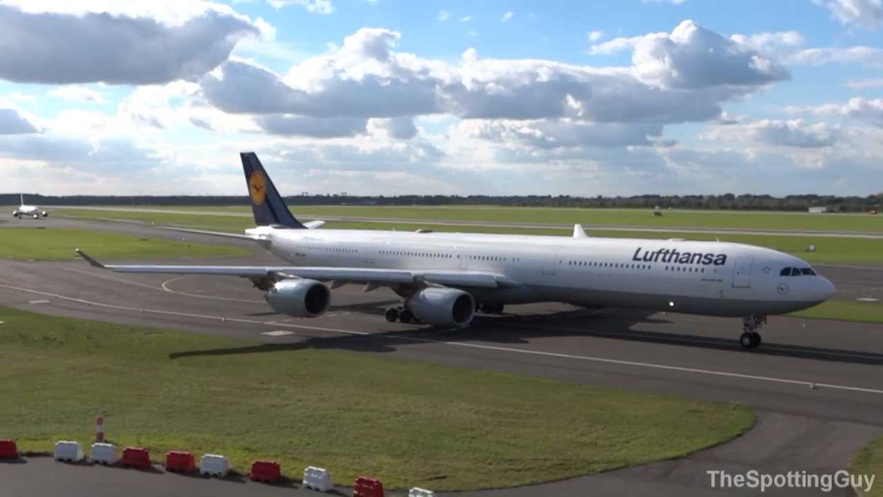 Airbus A340-600 - Lufthansa - Takeoff @ Düsseldorf