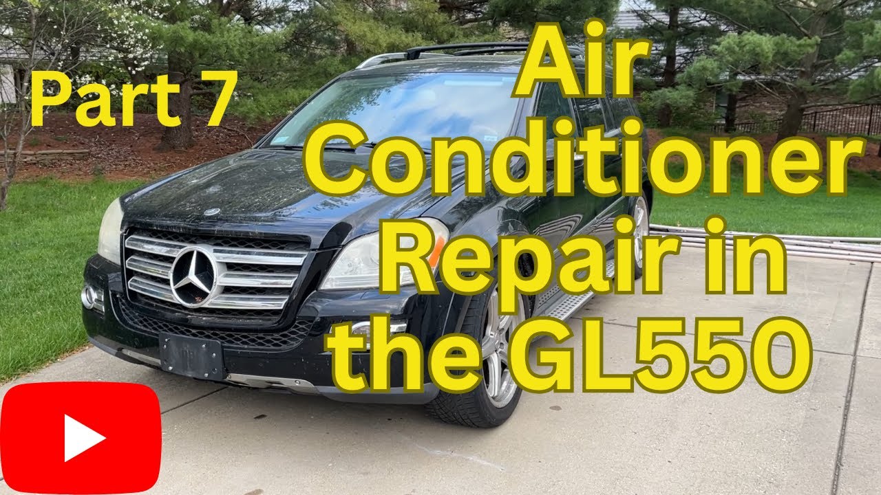 Air Conditioning ￼Repair on 2008 Mercedes GL550 X164: Part 7
