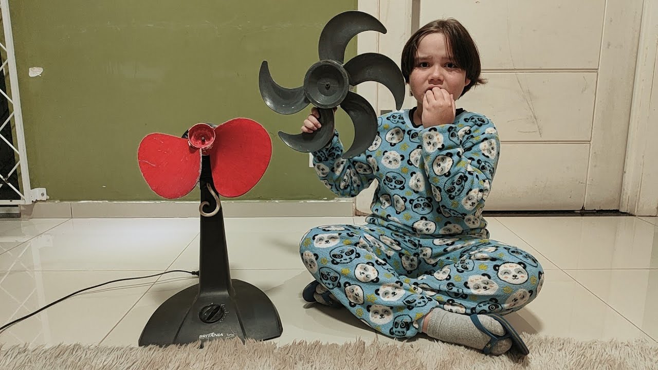 DESTRUINDO O VENTILADOR BRITÂNIA TURBO COM HÉLICE QUEBRADA 