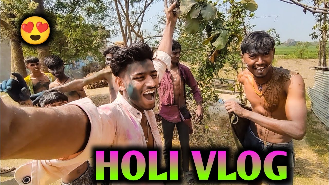 Gaon Ki Holi Vlog 😍 Enjoy Holi 