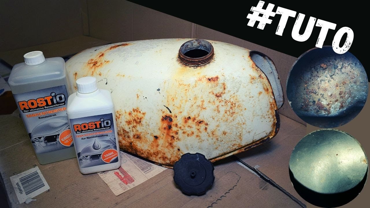 # TUTO traitement et restauration d'un réservoir avec le kit ROSTIO !