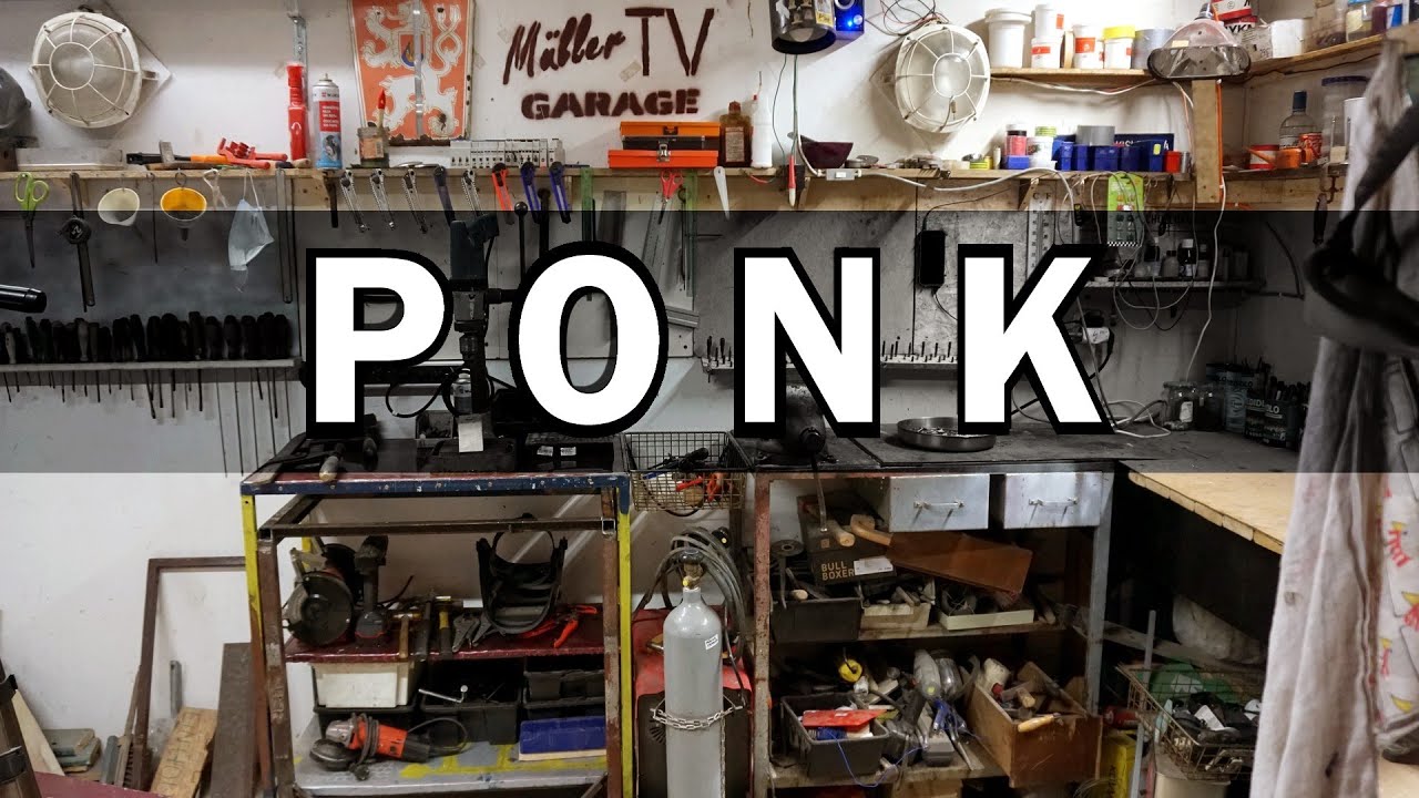 PUNK PONK | ponk z železného šrotu | work table from metal scrap | LOW BUDGET PROJECTS | MüllerTV
