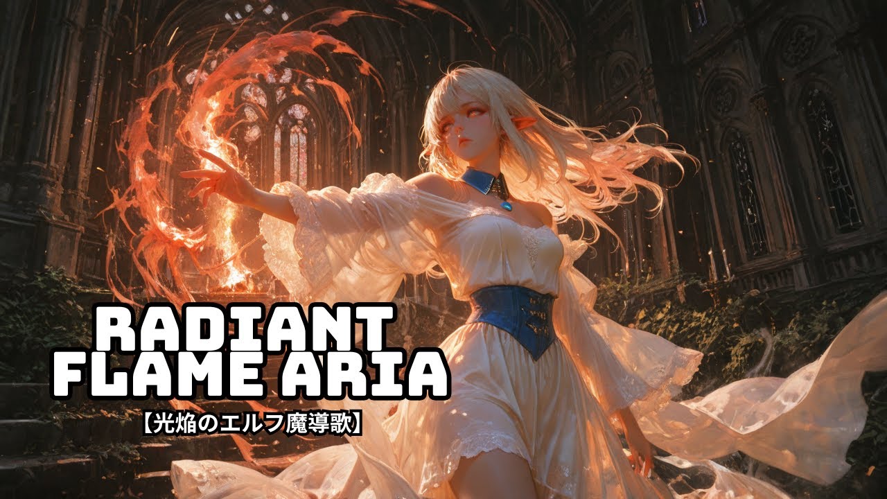 Radiant Flame Aria【Free BGM / Fantasy】光焔のエルフ魔導歌