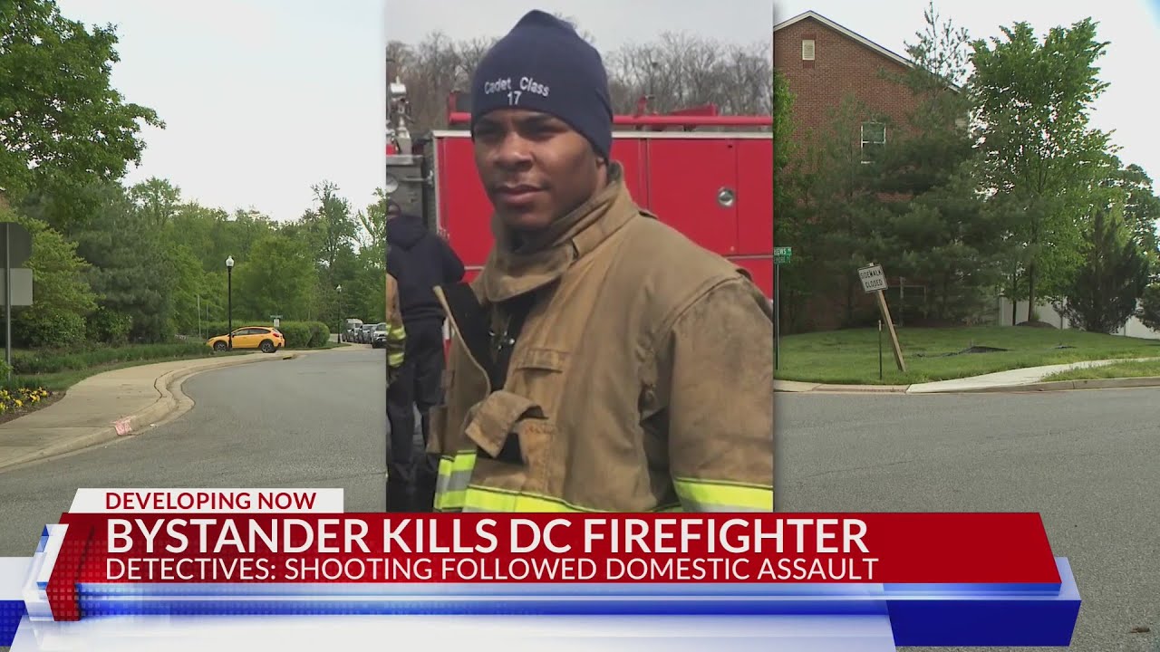 UPDATE: Man who shot, killed DC firefighter was defending woman, sheriff's office says