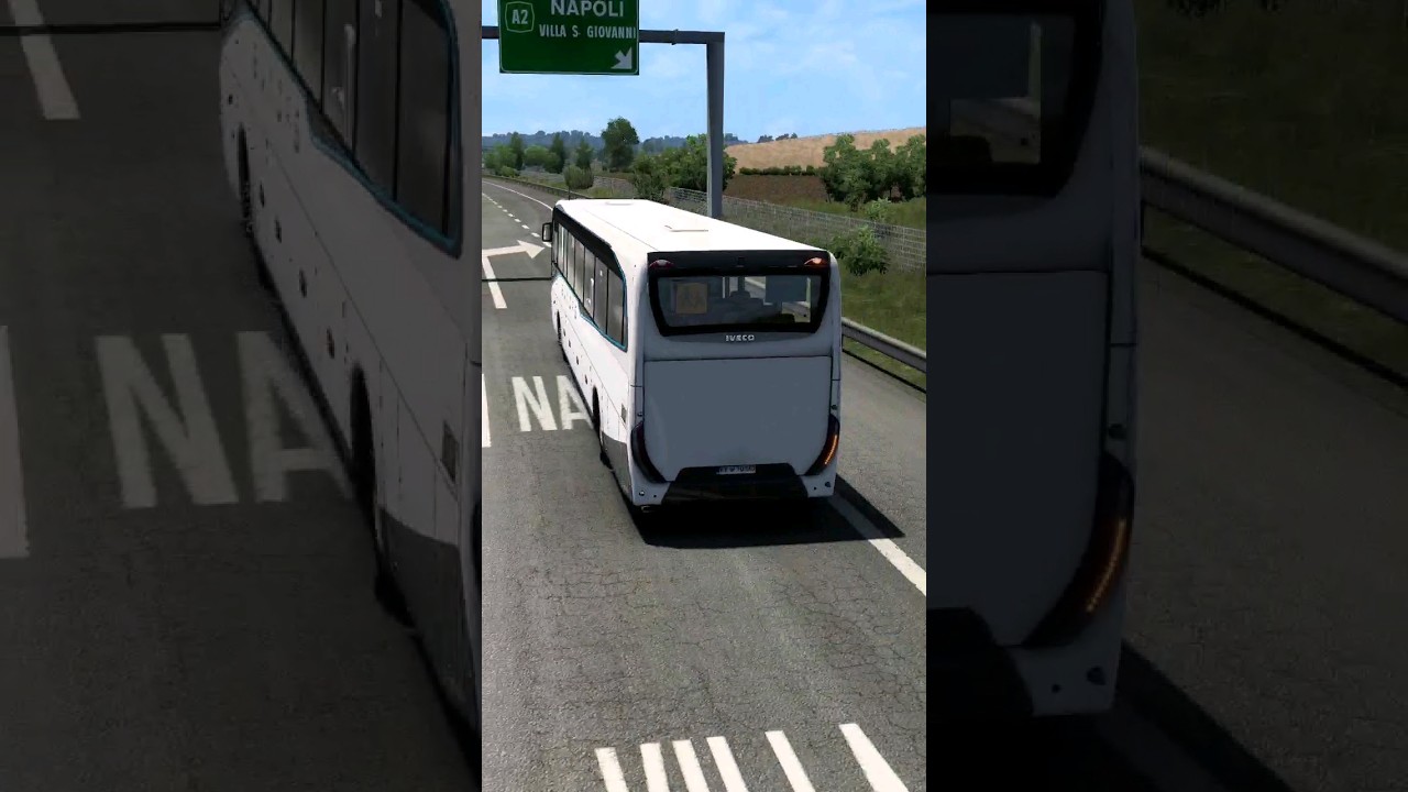 #ets2 #shorts #iveco #bus #italy #youtubeshorts #eurotrucksimulator2 #logitechg920