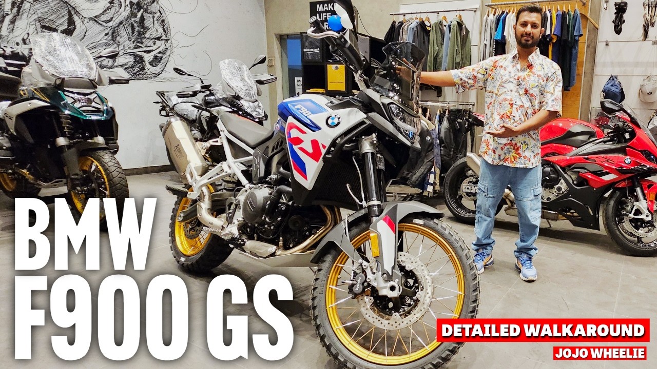 BMW F900 GS most detailed walkaround - fully loaded  Adventure Bike for Dakar rally | jojo wheelie
