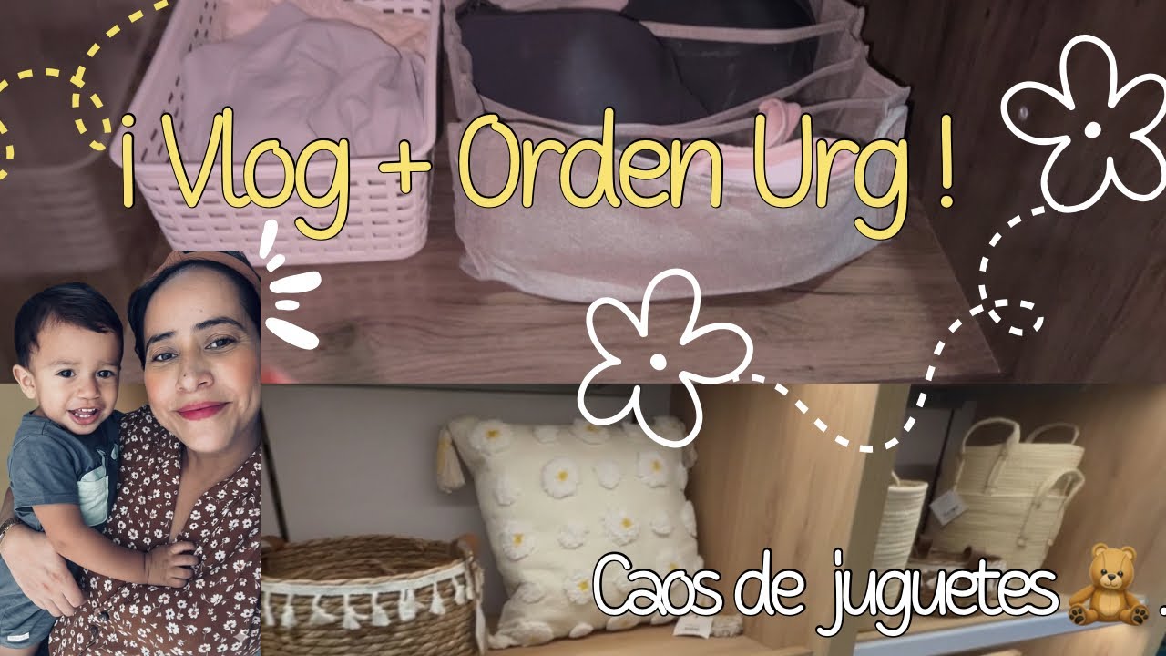 No tires tus fundas♻️ |Organizando juguetes + closet | Vlog de mamá productiva 