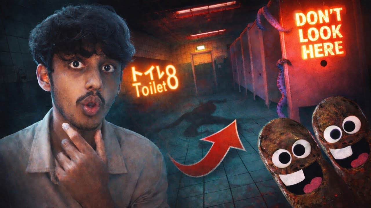 I got STUCK  IN THE SCARIEST TOILET FOREVER - Toilet 8