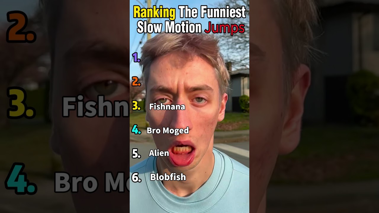 Ranking the Funniest slow motion Jumps