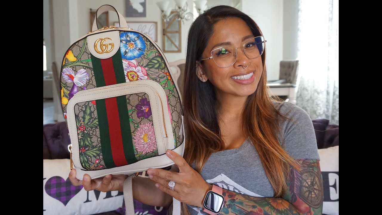 Gucci Ophidia Small Backpack Review MOD shots, and What fits