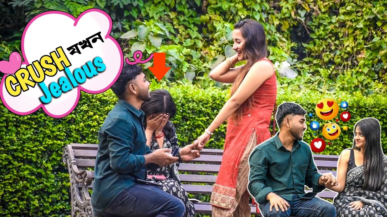 Crush এর সামনে অন্য মেয়েকে Ring পড়ালাম 😳| Fake Engagement Prank With Crush  🥰| Prankbuzz Raj