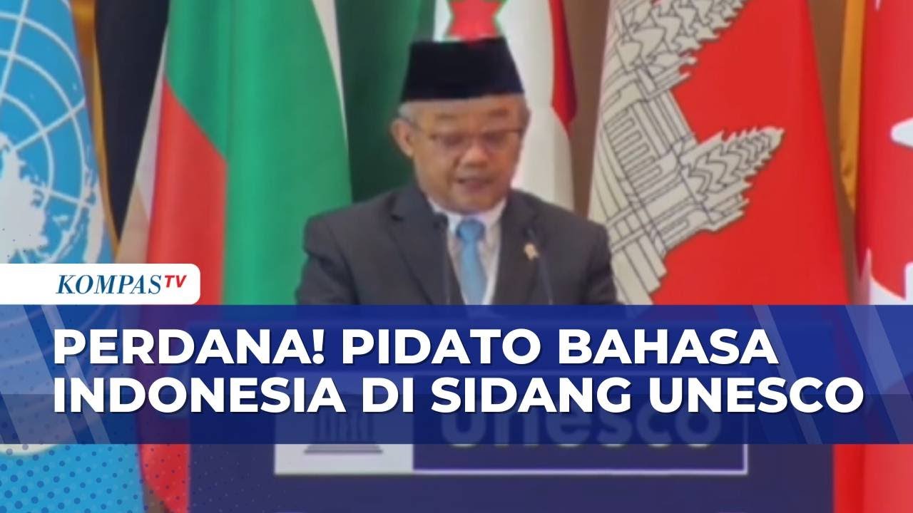 Perdana! Bahasa Indonesia Digunakan di Sidang Umum UNESCO, Jadi Bahasa Resmi ke-10 Dunia