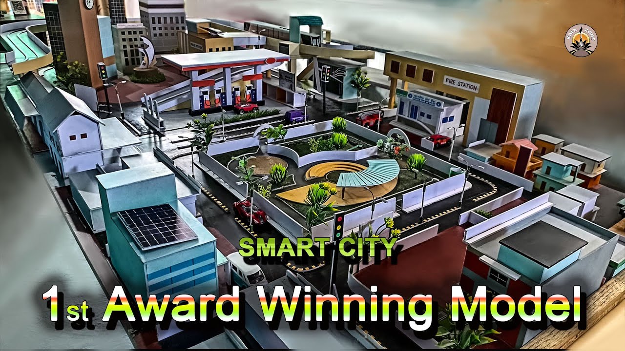 Award Winning Model | Smart City Project | City Model Making | Smart City Model Kaise Banaen
