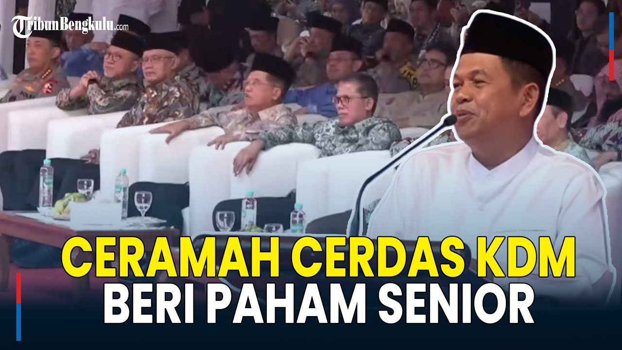 [Full] Ceramah 'Cerdas' Kang Dedi Mulyadi di Muhammadiyah, Beri Paham Jusuf Kalla Hingga Kapolri