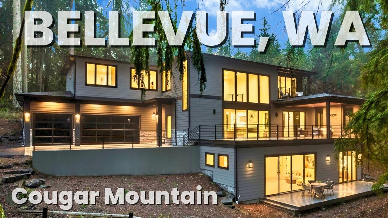 $3M+ Bellevue WA Luxury Home Near Lake Sammamish | New Construction on Cougar Mountain