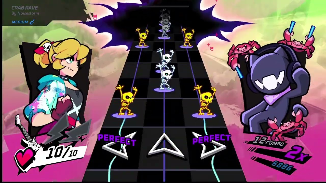 random assortment of Rythem games