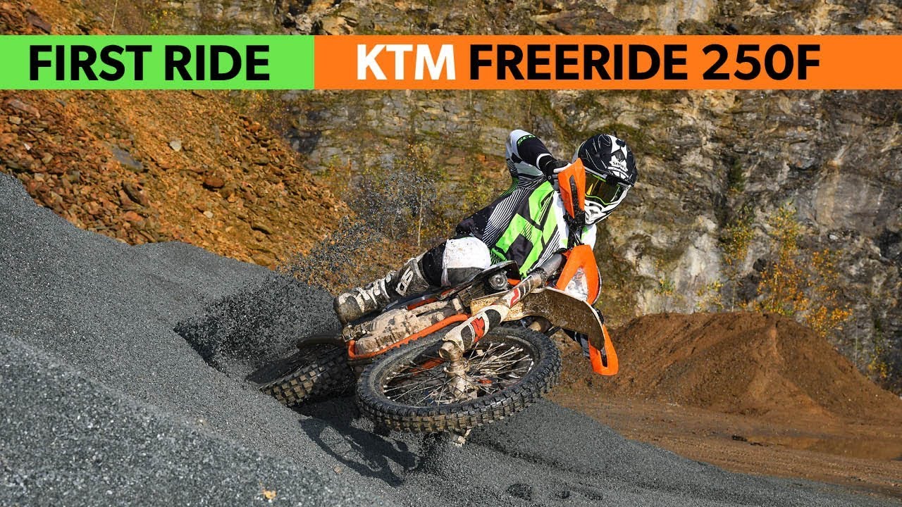 First Ride: KTM Freeride 250F 2018, ridden at EnduroGP Germany Extreme Test area