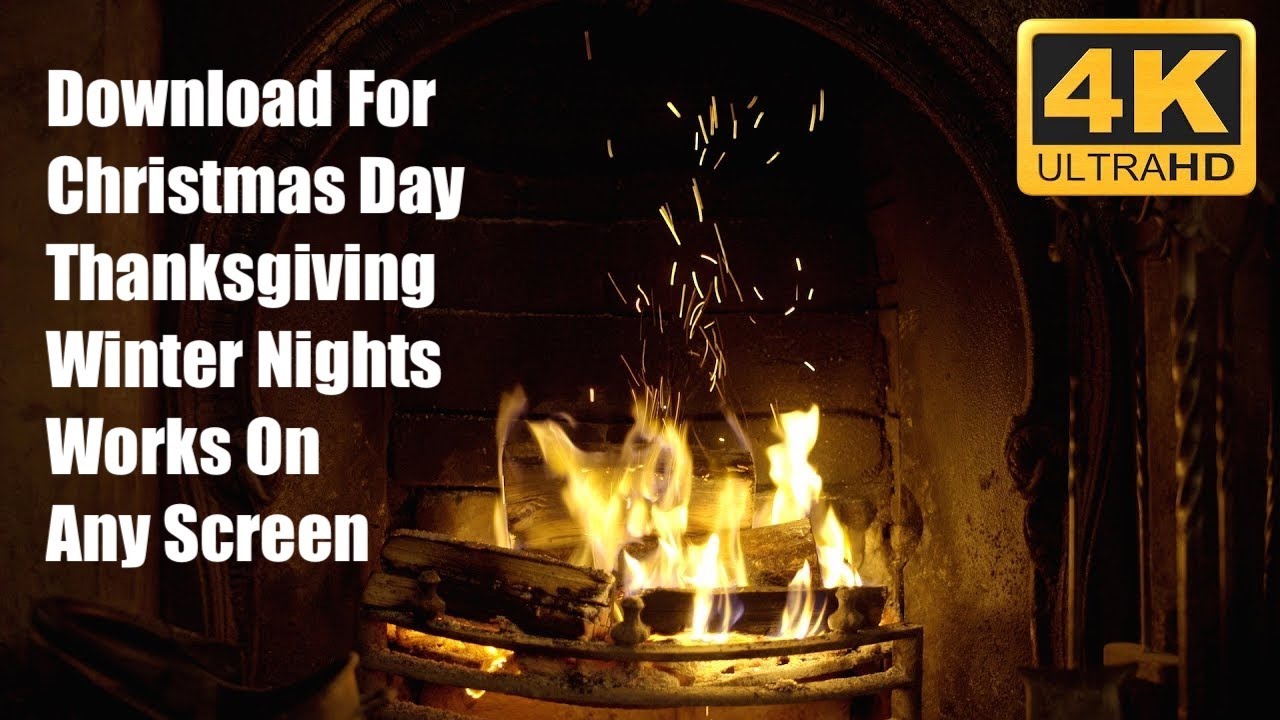 Ultimate 4K Fireplace Display for Holiday Relaxation