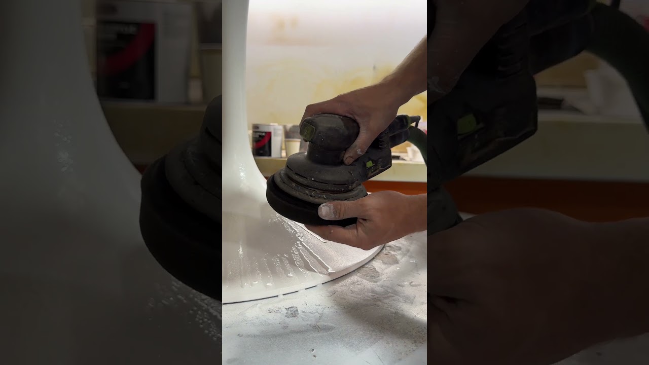 Refinishing A Knoll Tulip Table Base #midcenturymodern #asmr #restoration #furniture