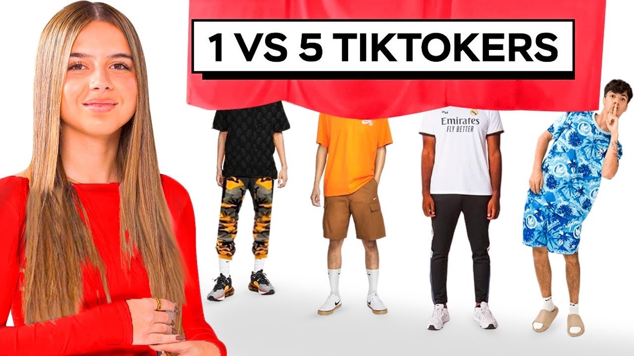 Pongo a Prueba a una TikToker VS 5 Chicos! Ft. Lucia Correa