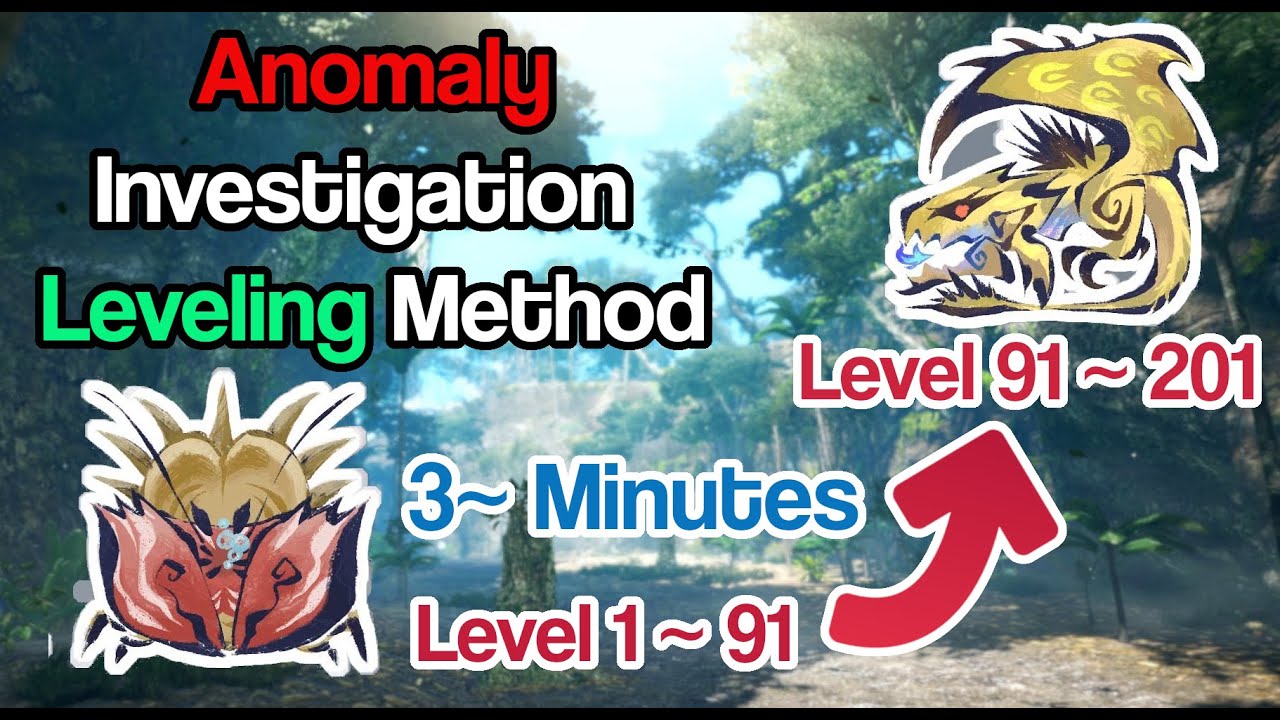 Lv1 to Lv200 Anomaly Investigation Leveling Guide w/ Light Bowgun in Sunbreak