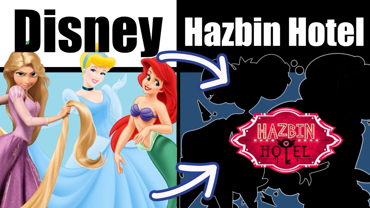 Принцессы Диснея в образах грешников из отеля HAZBIN