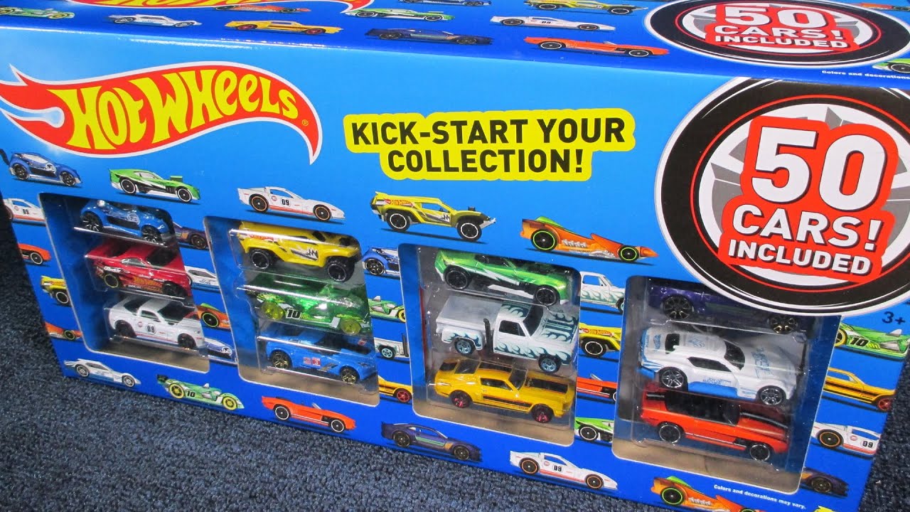 Toys R Us Hot Wheels 50-Pack unboxing by Race Grooves