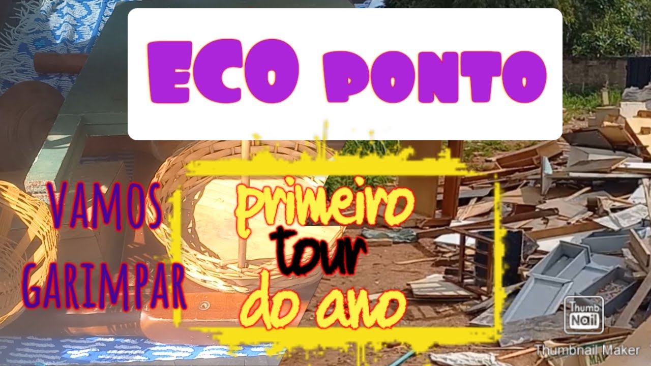 PRIMEIRA VISITA NO ECO PONTO EM 2024+VEJAM O QUE ACHEI🥰
