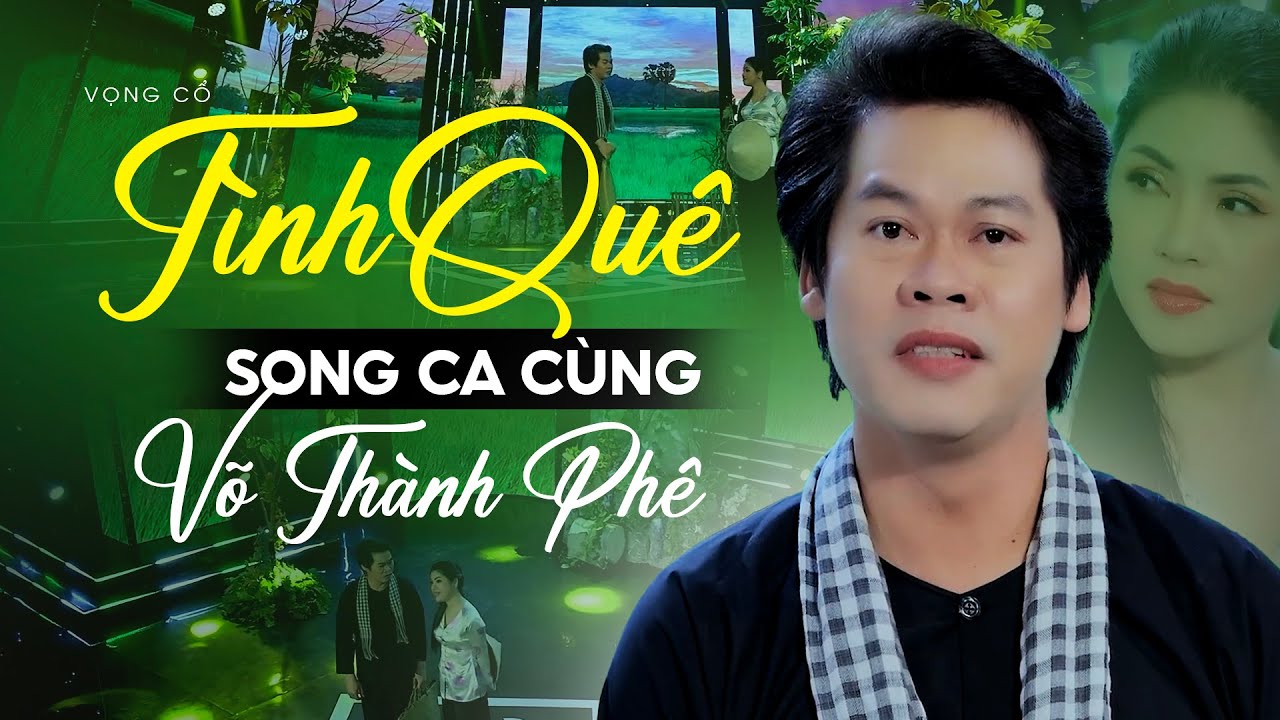 Karaoke Vọng Cổ Tình Quê - Thiếu Đào | Song ca cùng Võ Thành Phê