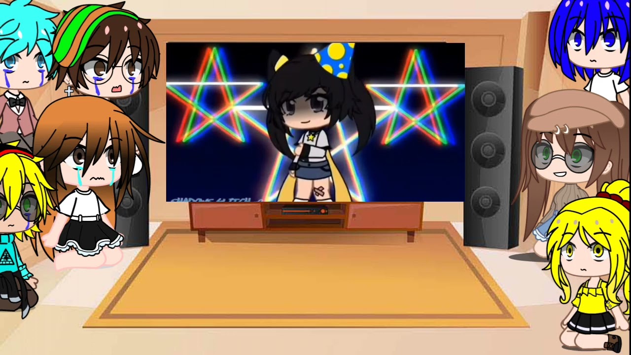 MLB React To Marinette Past as Cassidy MLB x FNAF Gacha life //Brooxe