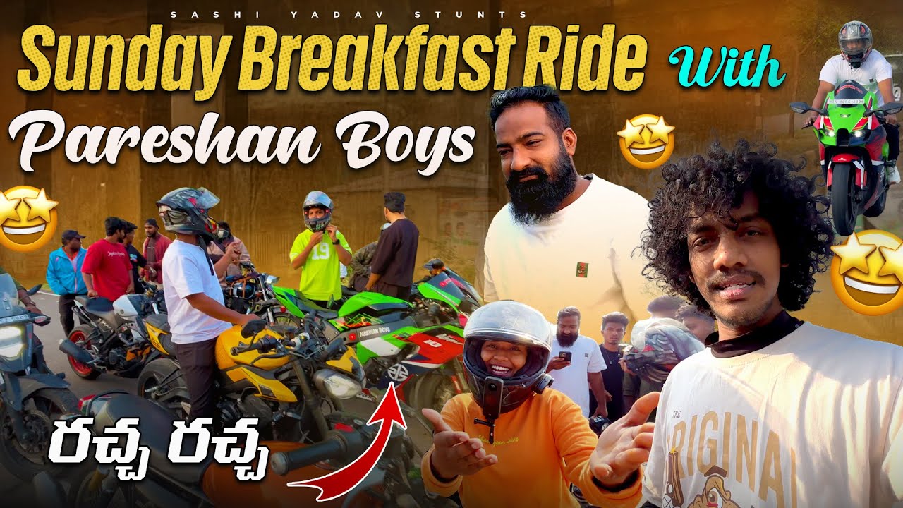 SUNDAY ROJU SUPER BIKE RIDE WITH TEAM @pareshanboys  ZX10R | TRIUMPH STREET TRIPLE | HAYABUSA
