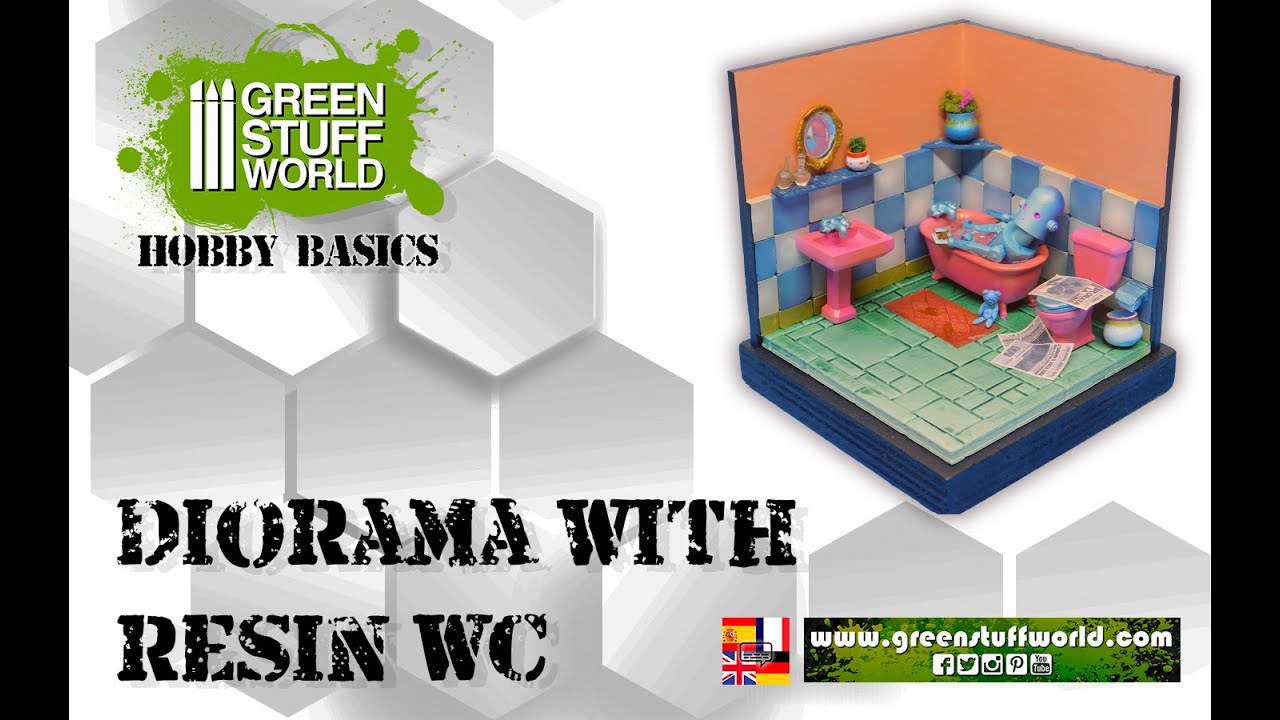 Hobby Basics : Diorama with resin WC.