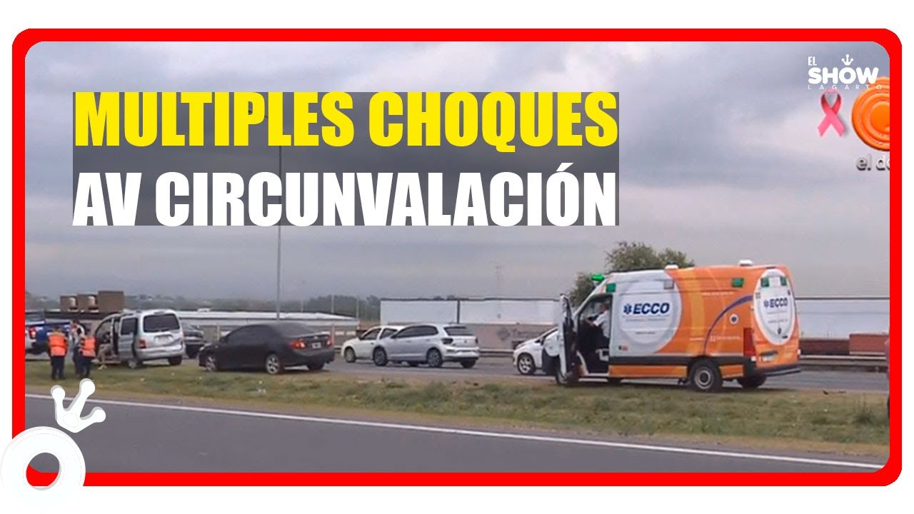 CAOS TOTAL EN CÓRDOBA: Múltiples Accidentes en Av. Circunvalación