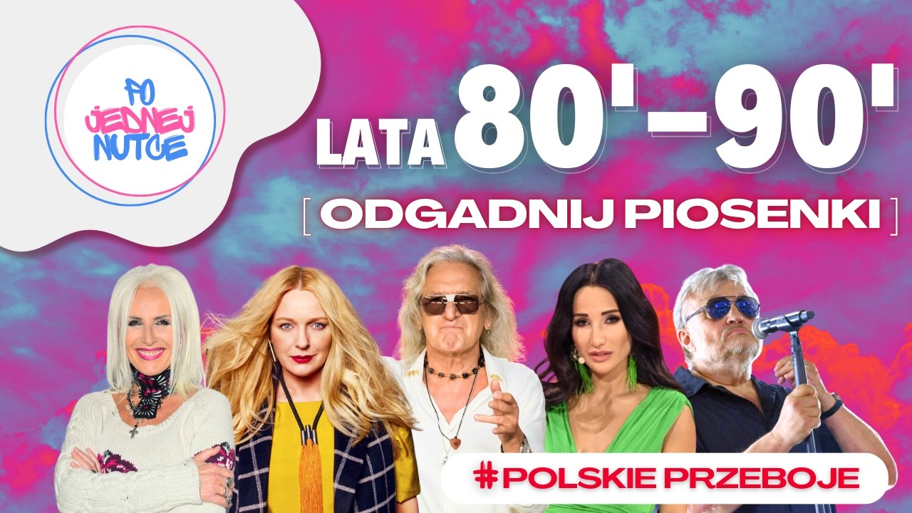 Polskie Hity Lat 90 i 80 | QUIZ | Odgadnij polskie przeboje!