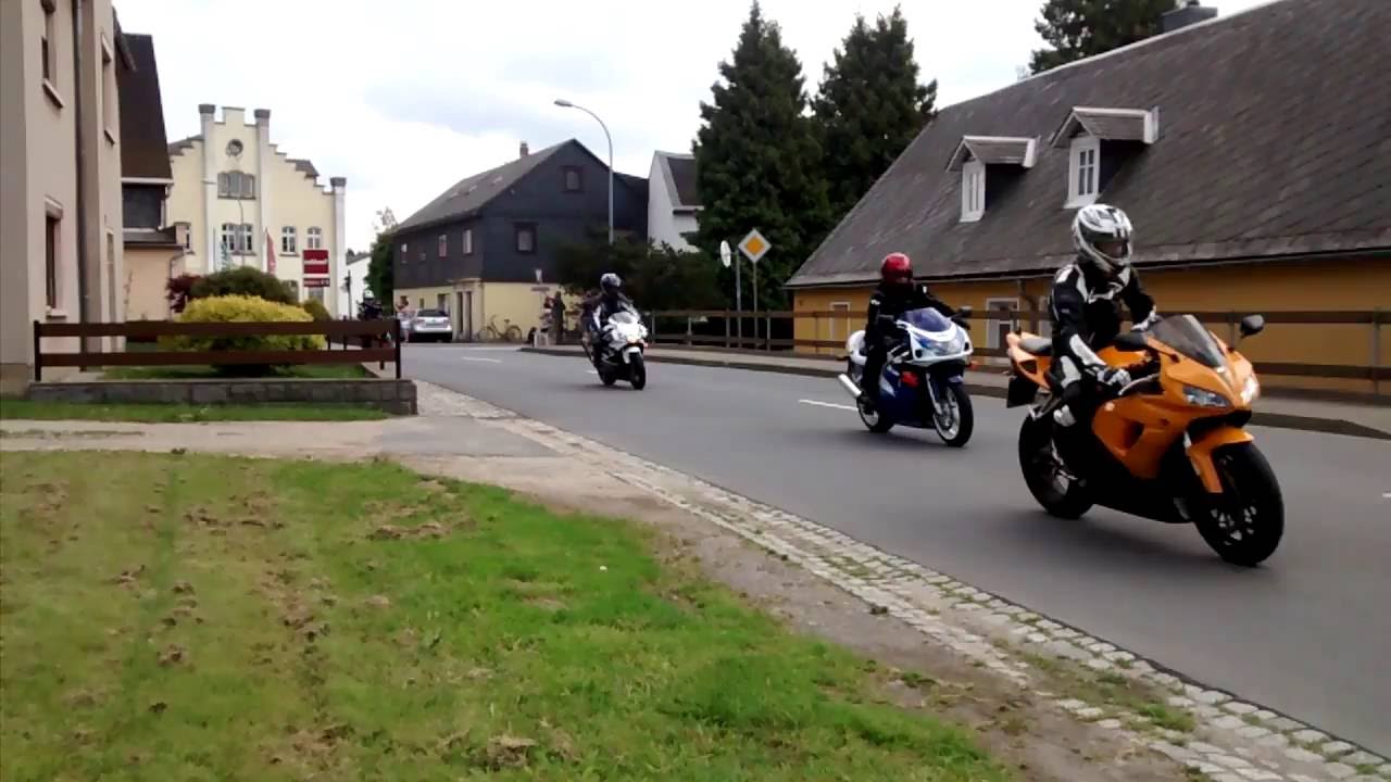 Ausfahrt 21. Motorradtreffen der Motorsportfreunde Valtental e.V. Neukirch / Lausitz 2016