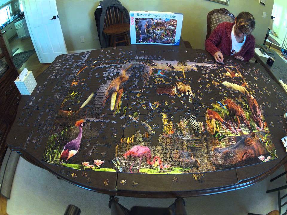 Cordas Complete 3000 Piece Ravensburger Puzzle - Time Lapse