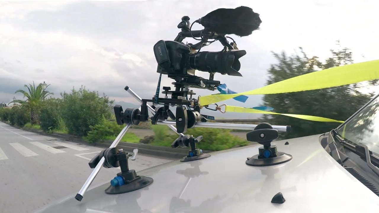 Stable Levelling Car Mount Kit - Proaim Megagrip| Place Any Camera, Any Position|Assembly+Test Shots