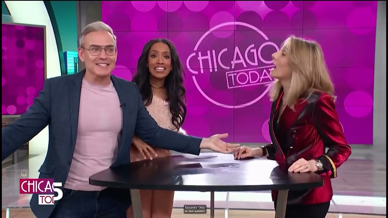 Alexandra Duvivier on NBC for the Rhapsody Theater Show at Chicago - 2024