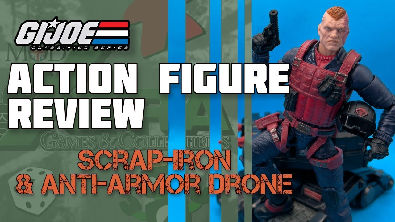 GI Joe Classified | Scrap Iron & Anti-Armor Drone | Action Figure Review