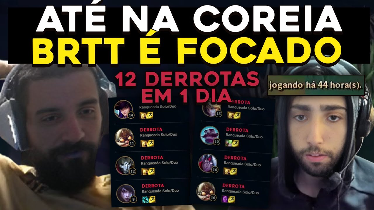 MÁ FASE DO BRTT NO BOOTCAMP COREIA, JEAN MAGO VS PRÓPRIO TIME - RENECRODILO LEAGUE OF LEGENDS EXTRA