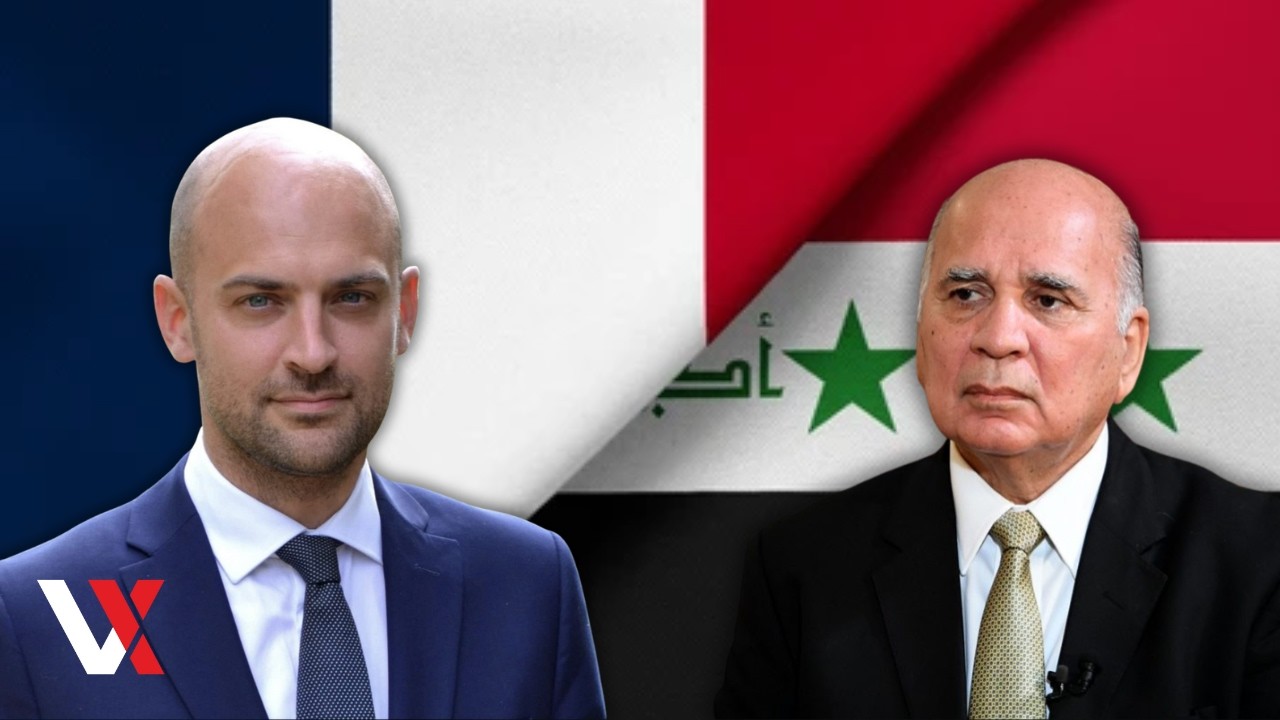 LIVE | Iraq FM Fuad Hussein & France’s Jean-Noel Barrot Brief Media In Baghdad | VERTEX