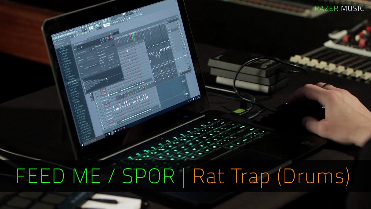 FEED ME / SPOR | Rat Trap Percussion | FL Studio & Razer Music